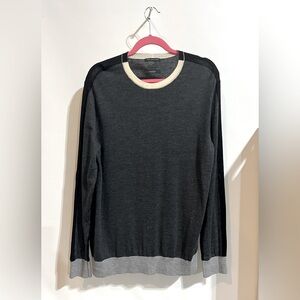ARMANI EXCHANGE Men’s 100% Merino Wool Sweater Size Large